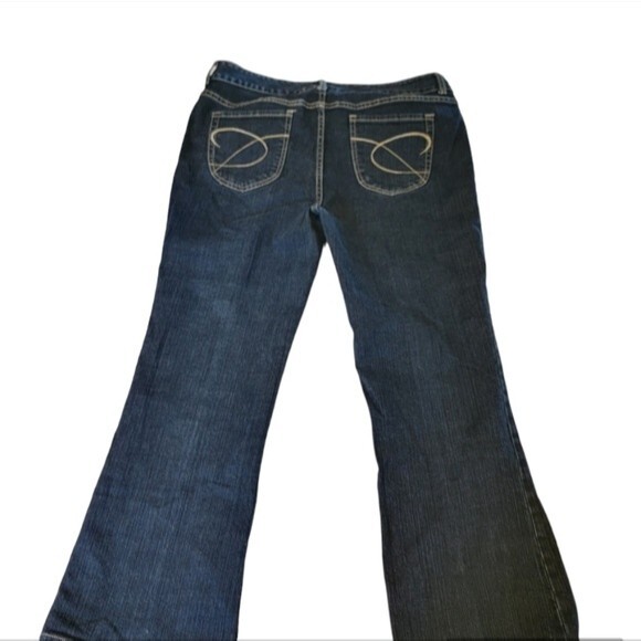 Chico's Platinum Boot cut blue Jean Size 1.5 Short pants M 10 - Picture 2 of 10